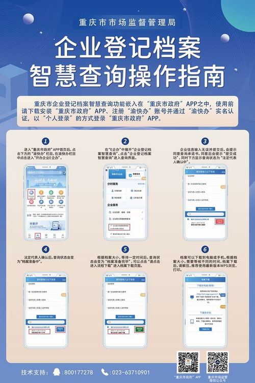 一部手機輕松搞定 企業(yè)登記檔案掌上查詢下載與信息咨詢指南